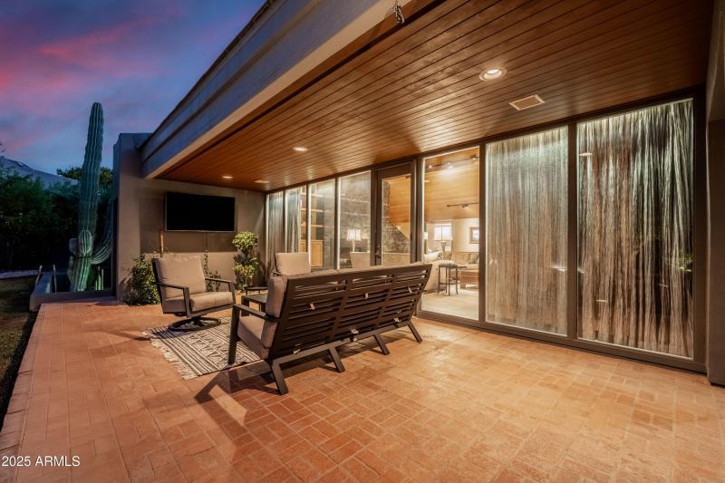 Back Patio Seating Area