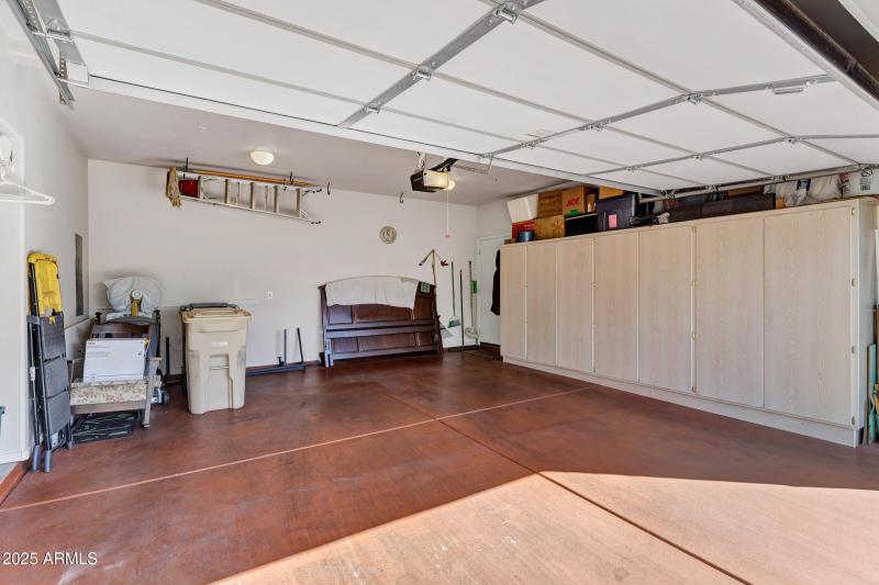 Spacious 2 car garage