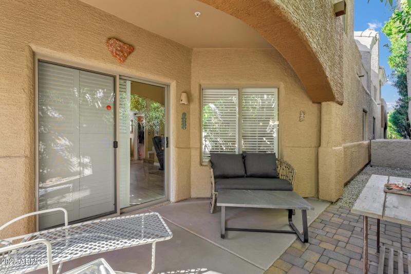 Covered patio