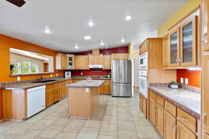 Plenty of cabinets and counter space
