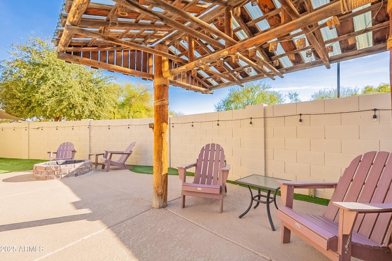 Backyard Sitting Area
