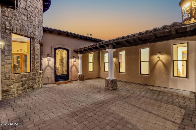 Private Courtyard at Twilight