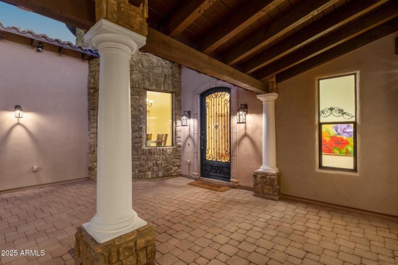 Private Courtyard at Twilight