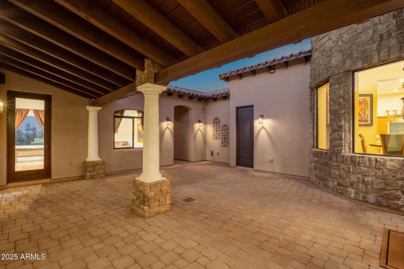 Private Courtyard at Twilight