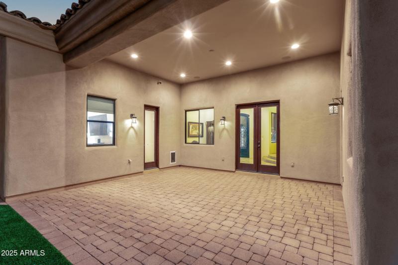 Back Patio at Twilight