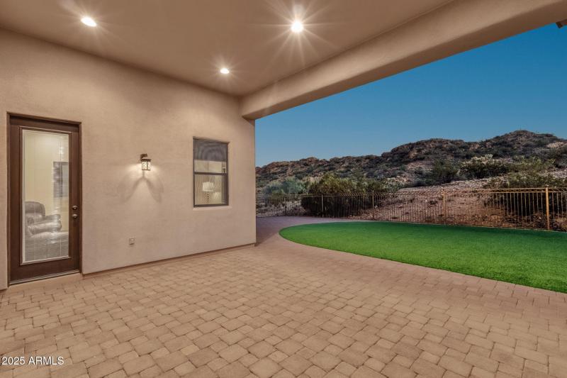Back Patio at Twilight