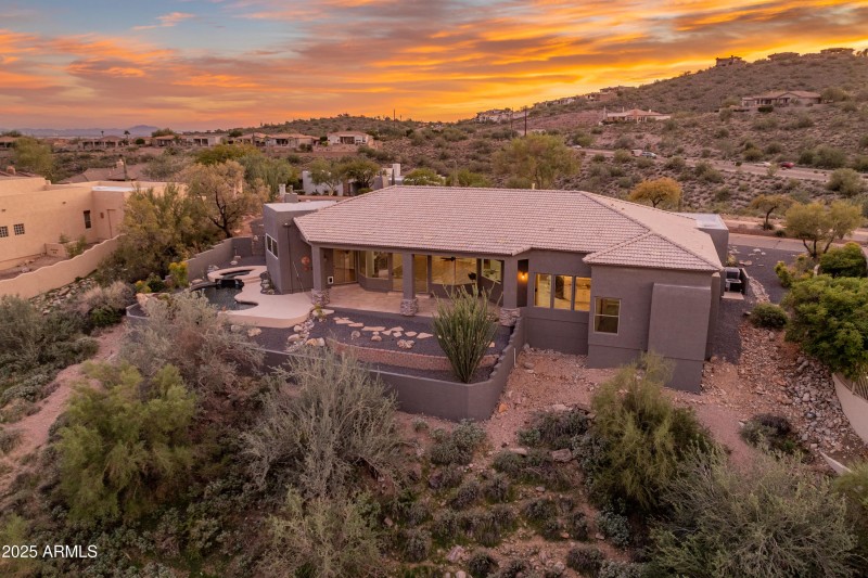 fountain hills arizona four peaks sunset