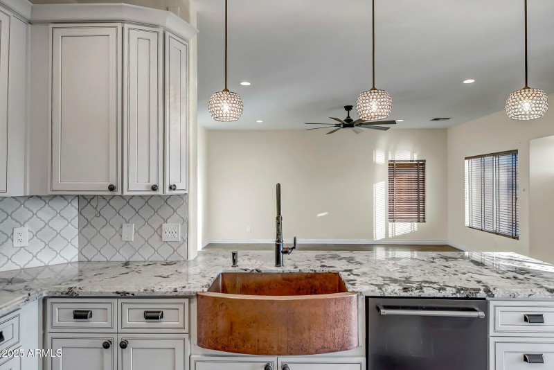 Open Concept Kitchen & Living