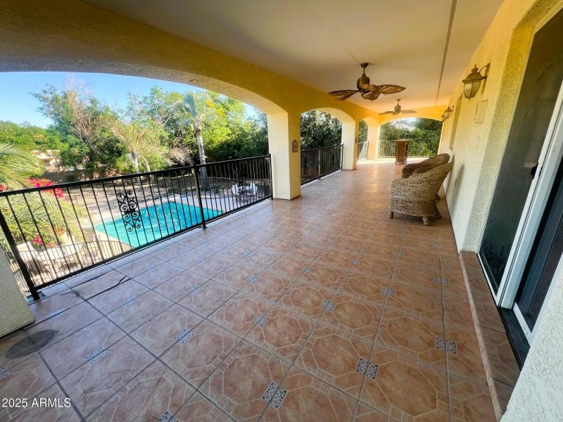 Covered back balcony - 81st Ave