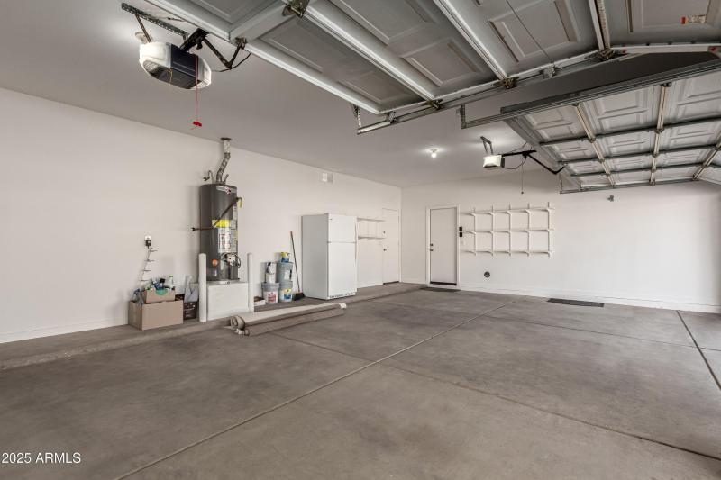 3 car garage extra fridge and extra wide