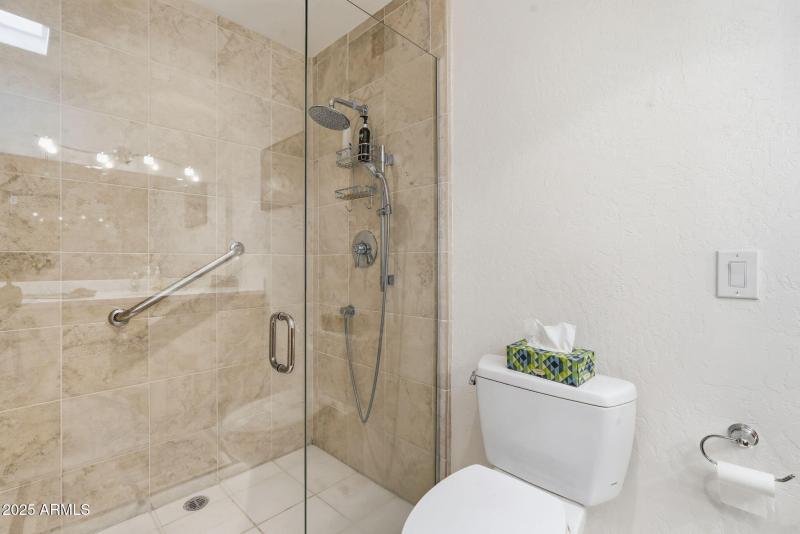 Second bathroom shower updated