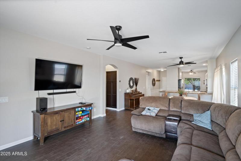 18-Family Room to Dining and Kitchen