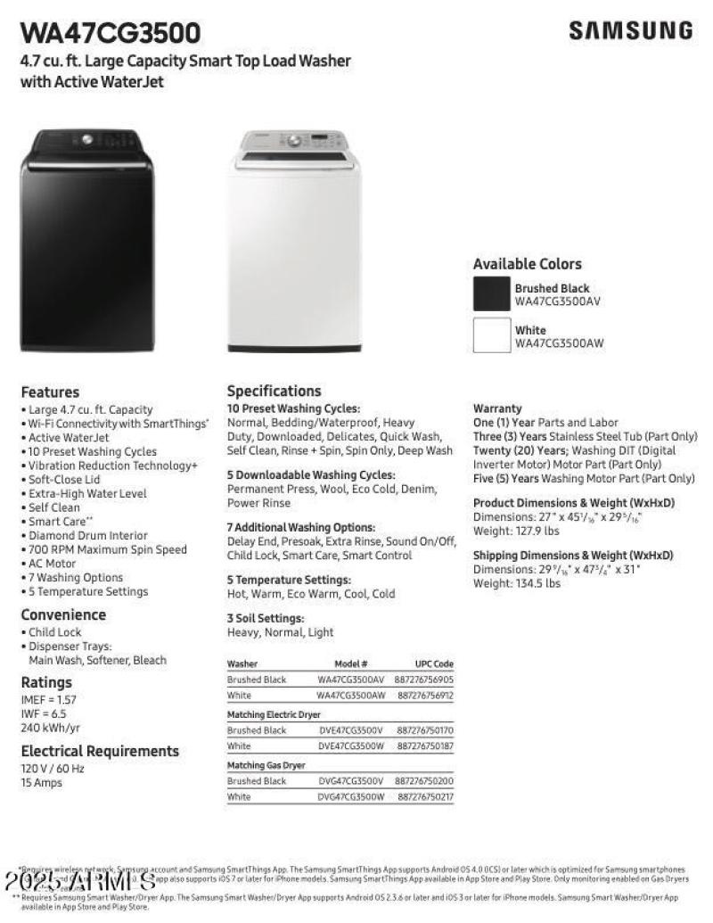 Samsung Appliances - Oak