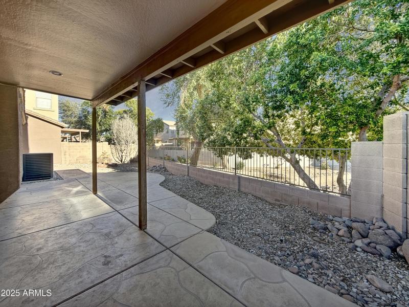 Back Patio with Open View