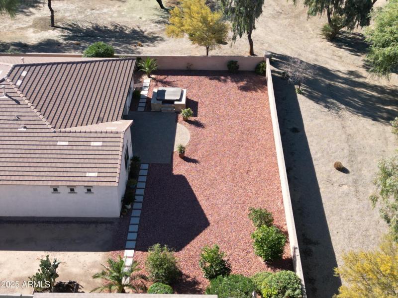 Side View of Rear Yard 2