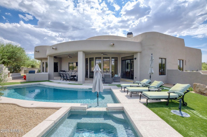 Private Backyard with Saltwater Pool