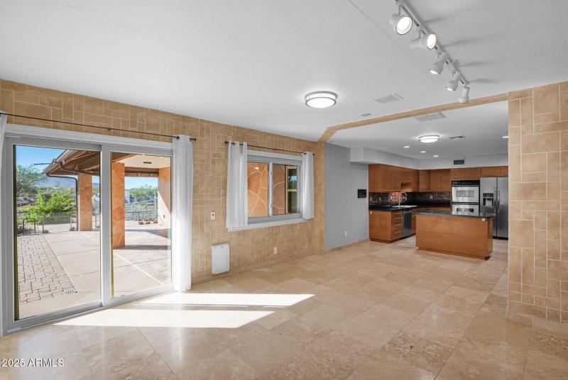 Sliders to covered Patio