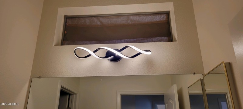 Hall Bathroom-new LED light fixture