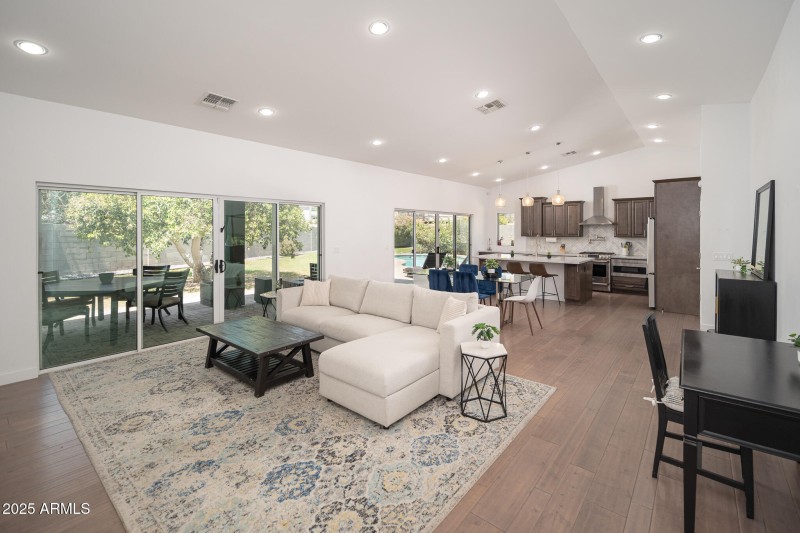 Living room from primary