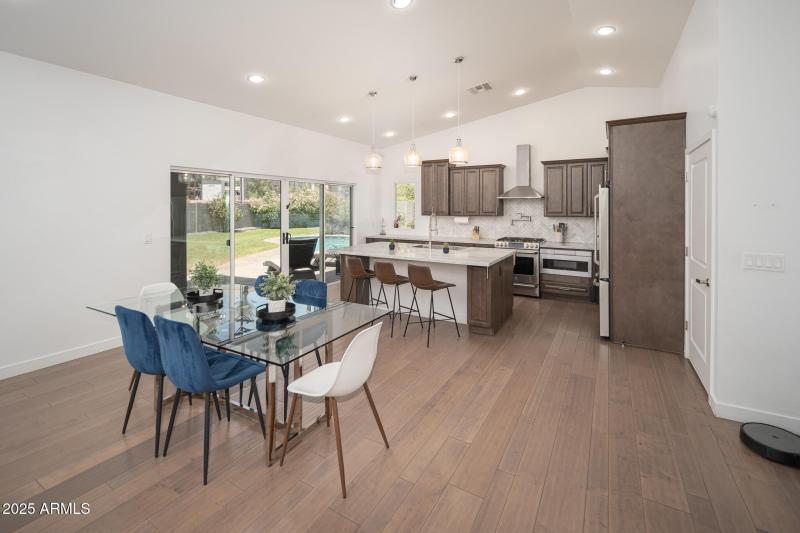 Kitchen from living room