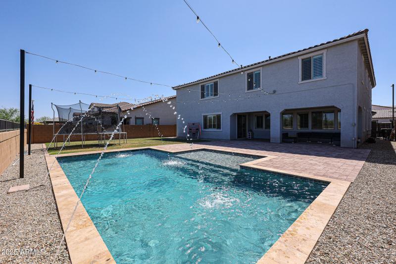 Backyard view from NE Corner