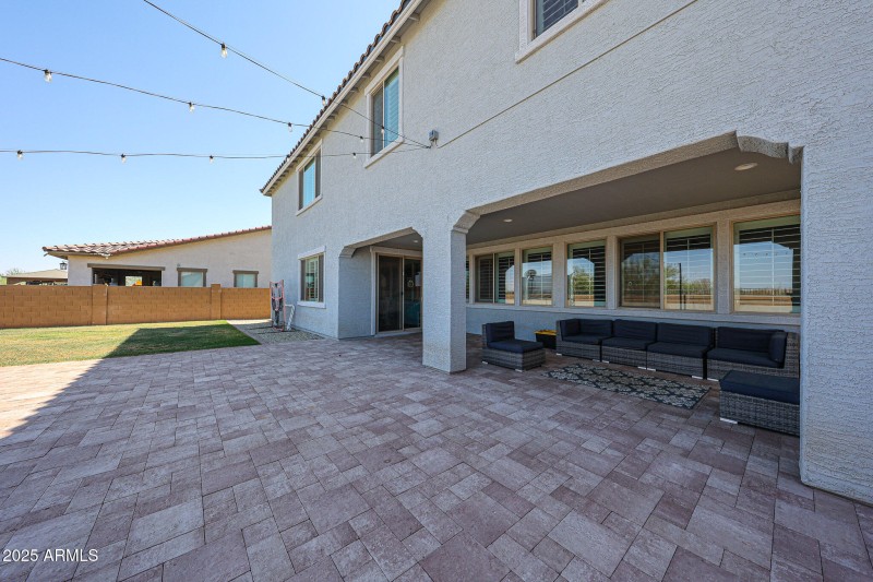 Patio view from pool