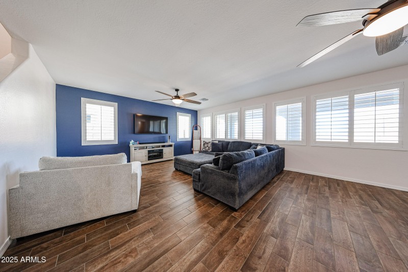 Family Room looking from hall entry