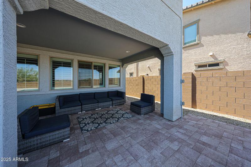 Patio view from pool
