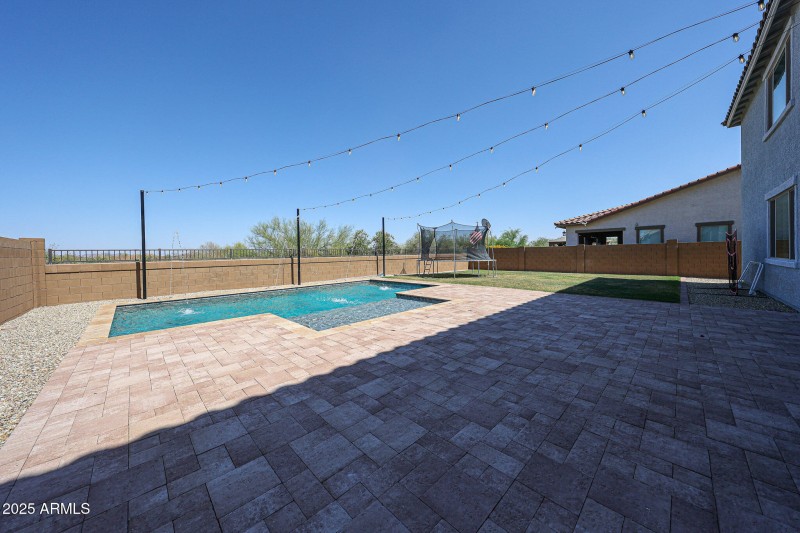 Pool view from patio