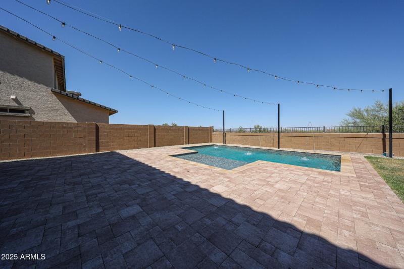 Pool view from patio