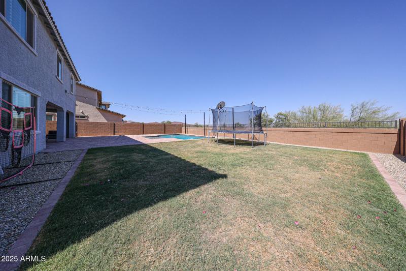 Backyard view from SWC