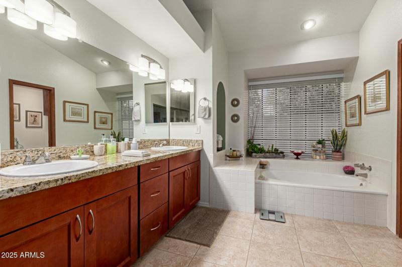 Updated primary bathroom