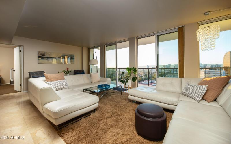 Great Room with great south views