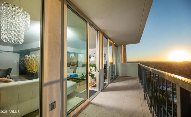 Sunrise from the South Balcony