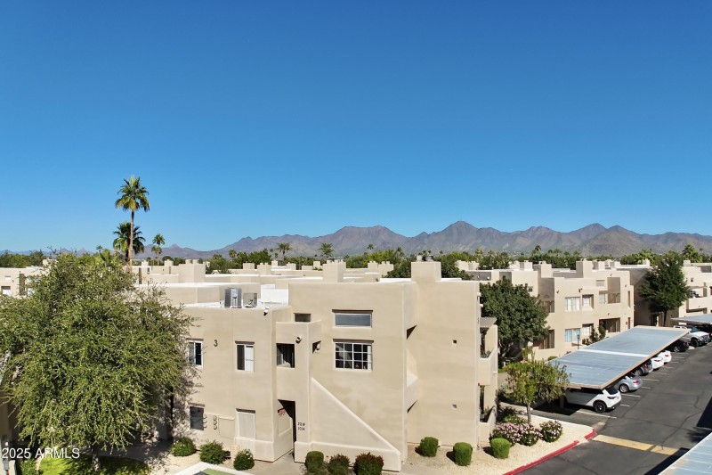 Front of Home & McDowell Mountains