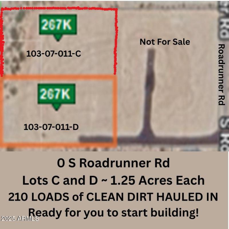 Roadrunner C & D lots-Map