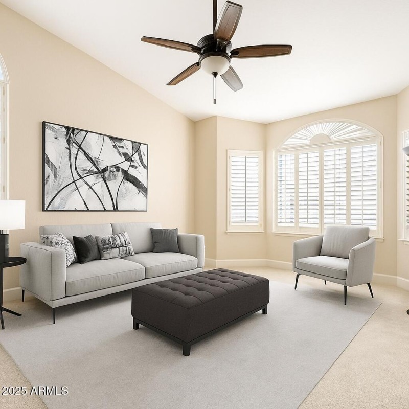 Virtually Staged sitting room