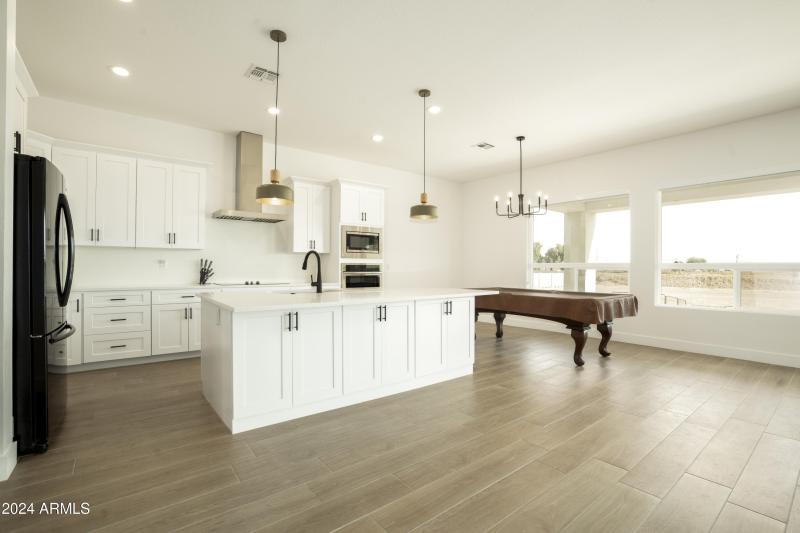 Large kitchen island