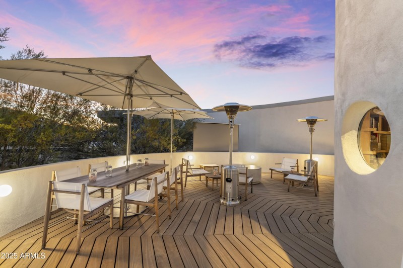 Relaxing under the stars