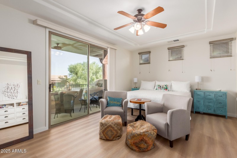 Private balcony off Primary bedroom