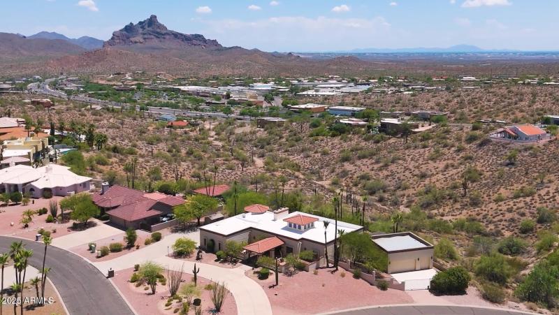 16557 E Nicklaus Dr Aerial from NW