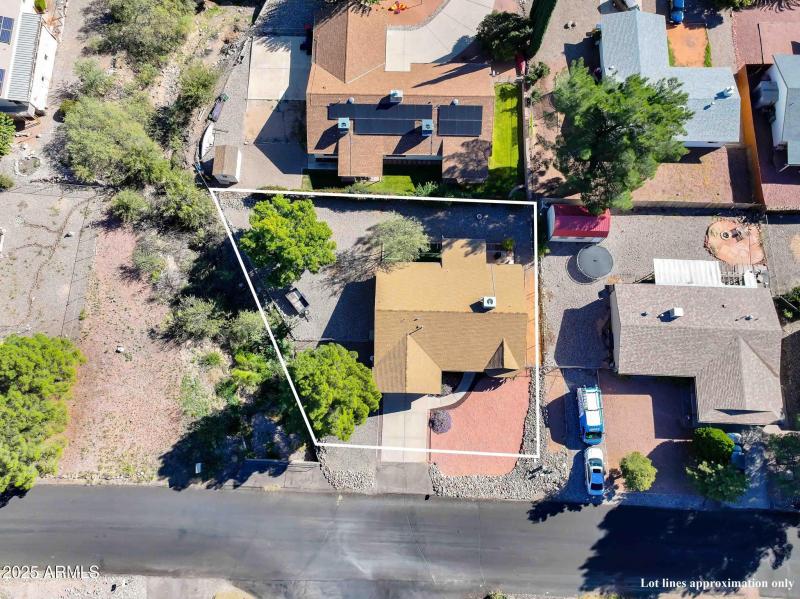 Aerial Overhead with Property Line Sugge