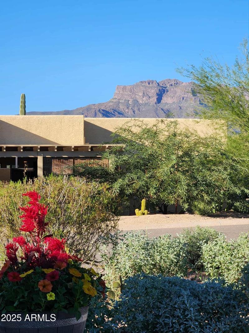 Mountain view from front