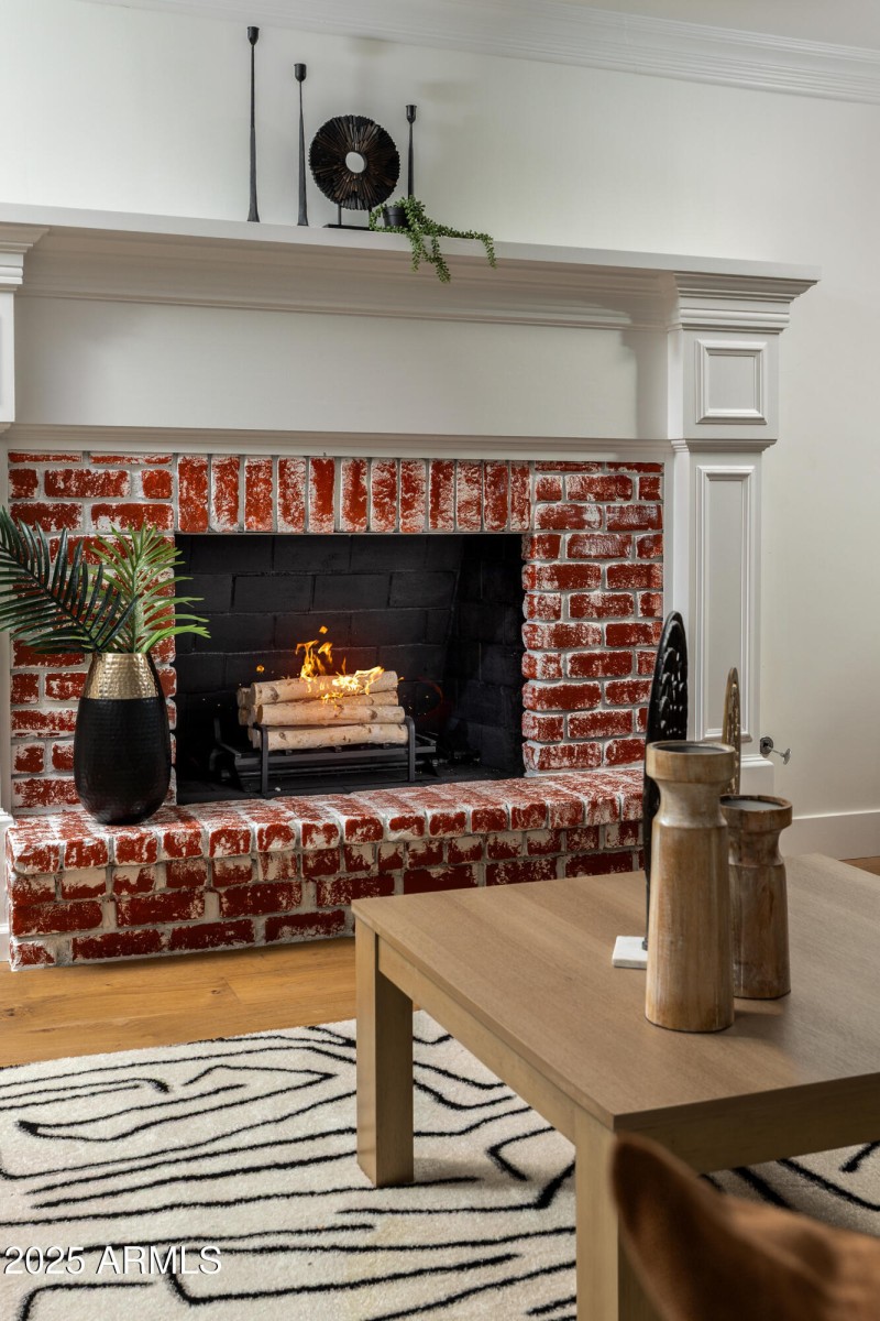 WOOD BURNING FIRE PLACE