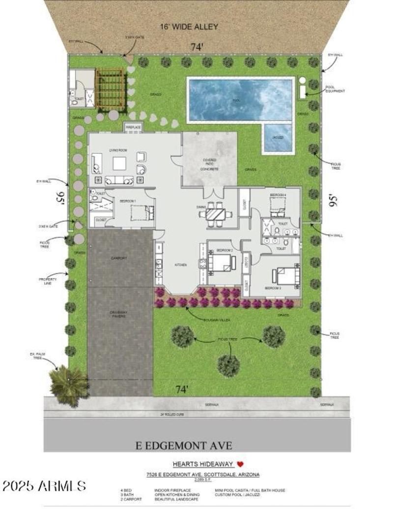 COLORED SITE PLAN
