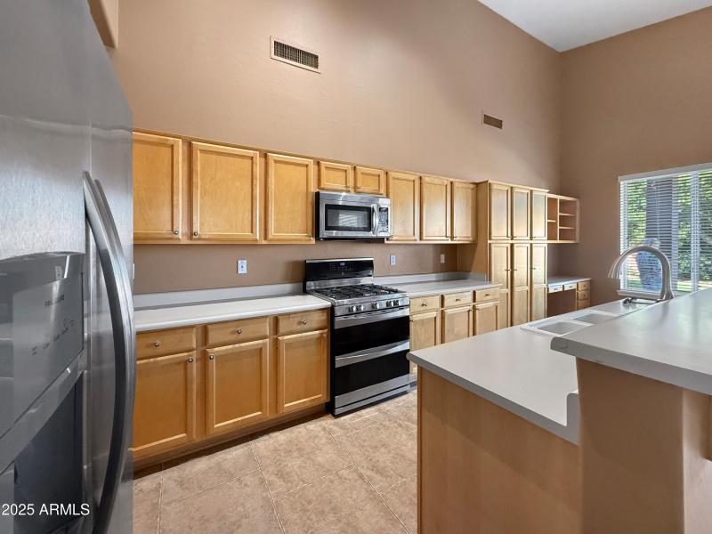Kitchen with Stainless Appliances
