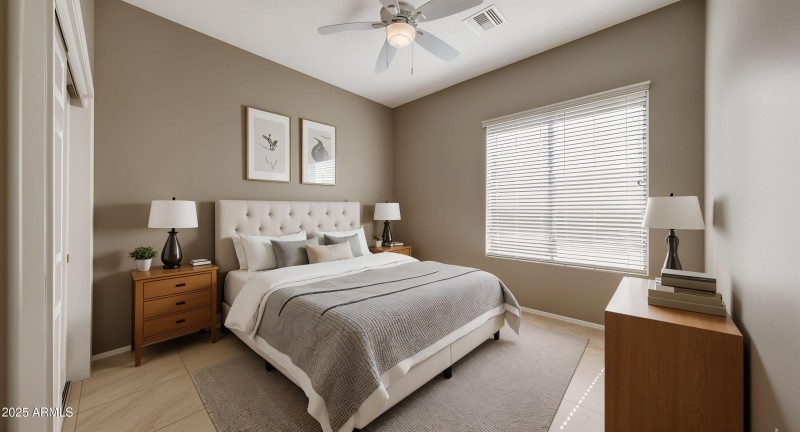 Bedroom #3 Virtually staged