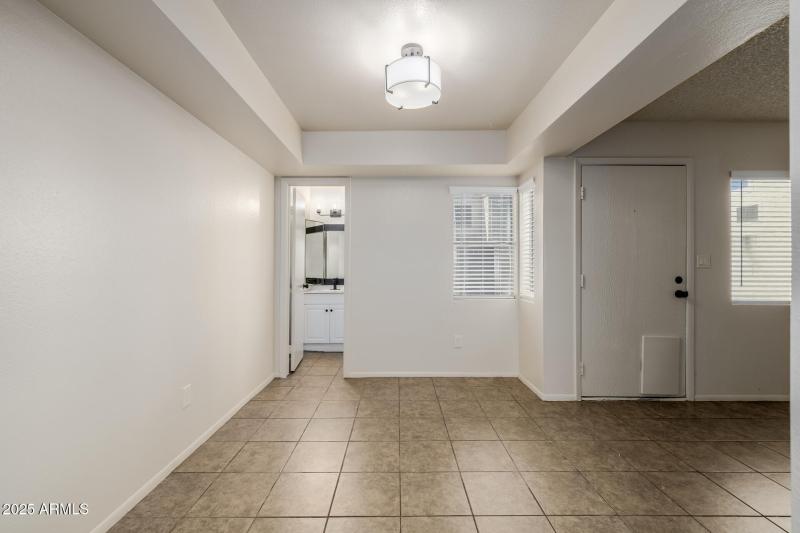 Dining Room into Half bath