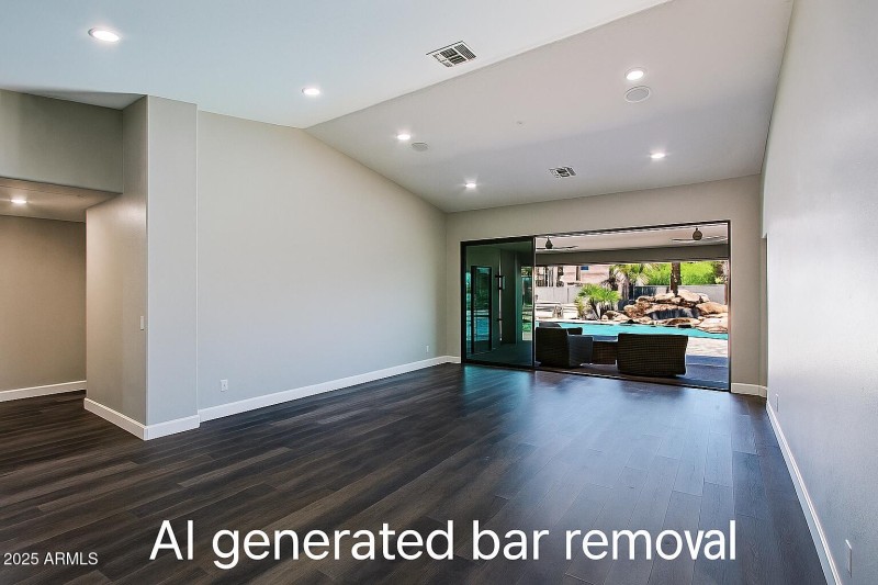 AI generated bar removal