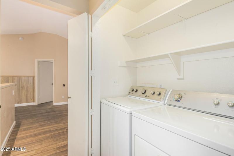 Laundry- includes washer/dryer